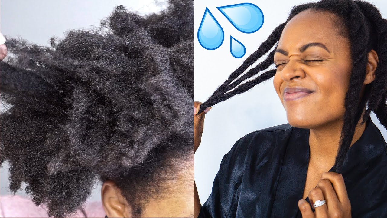 How To Keep Type 4 Hair Moisturized ALL WEEK Simple and Cheap YouTube