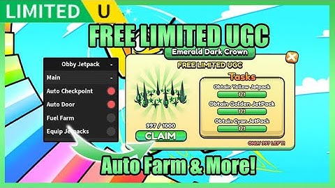 [FREE LIMITED UGC!] Obby But You