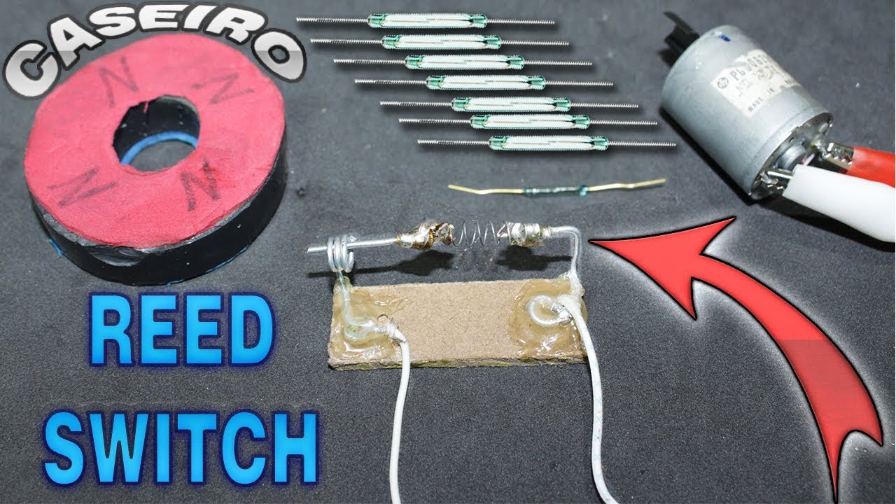 COMO FAZER INTERRUPTORES MAGNÉTICOS (Reed Switch) – FÁCIL !!!