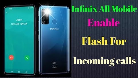 How To Enable Flash For Incoming Calls In Infinix Hot 9 pro @Dharmendrapal95#technology #teckvideo