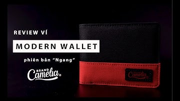 MODERN WALLET (NGANG) - Review chiếc ví vải "nhỏ mà có võ" của Camelia Brand