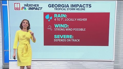 Tropical storm Helene | What to know about its path