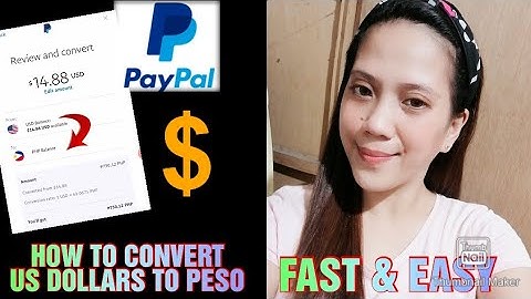 HOW TO CONVERT US DOLLARS TO PESO AT PAYPAL ACCOUNT | FAST & EASY TAGALOG TUTORIAL