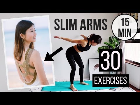 SLIM ARMS + GET RID OF FLABBY FAT! 30 Best Exercises in 15 min TABATA (Results in 2 Weeks) ◆ Emi ◆