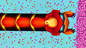 Snake Io 🐍 Flame+X Vs Hush Snake 🐍 Epic SnakeIo Gameplay