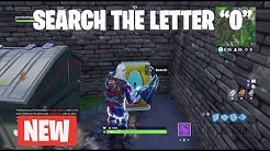 search the letter o west of pleasant park location season 7 week 4 challenges fortnite duration 1 02 - the letter o fortnite challenge