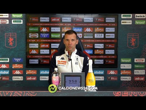 Conferenza stampa Shevchenko pre Genoa-Milan: “Voglio mettere in difficoltà il Milan”