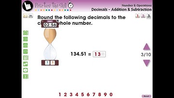 CC7305 Number & Operations: Decimals - Addition & Subtraction - Practice the Skill 3 Mini