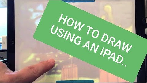 How To Draw Using An iPad As Tracing Light Box. Great For Kids & Artists