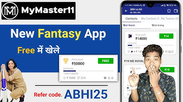 MyMaster11 fantasy app | New fantasy app | MyMaster11 invite code | tech in tube