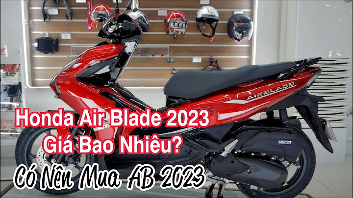 Xe air blade 2023 màu đỏ giá bao nhiêu năm 2024