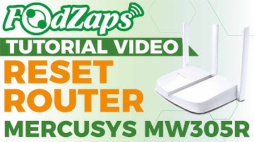 Reset Router MERCUSYS MW305R【FoodZaps Hardware Tutorial Video】Tai Yong Seng | Sabah Dealer