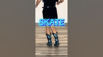 How to Skate | Basic Line Dance Step for Beginners | Linedancing 101 #linedancetutorial #shorts