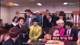 [ENG SUB] 131227 K GayoDaejun EXO Backstage