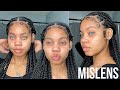 | MisLens Contact Review | GREEN/GREY/BROWN/BLUE COLORED CONTACTS ON DARK EYES | Jayla Charming