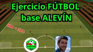 ➡️ Ejercicio FÚTBOL base ALEVÍN