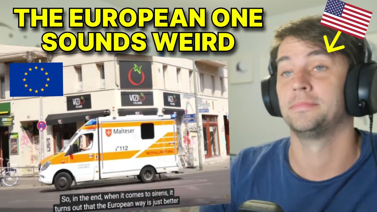 American reacts to Why the European Siren is Scientifically Proven to be Better