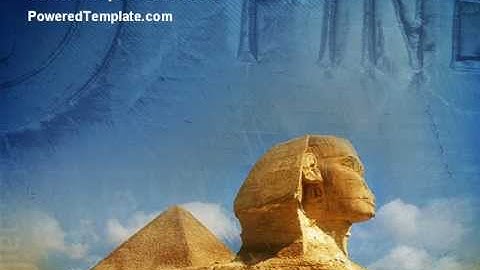 Sphinx PowerPoint Template by PoweredTemplate.com