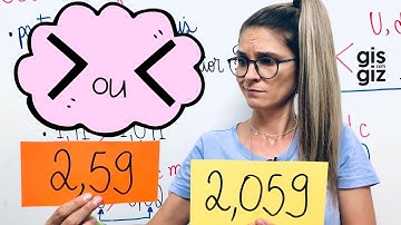 COMPARAÇÃO DE NÚMEROS DECIMAIS | NÚMEROS DECIMAIS 5 ano | Prof. Gis/