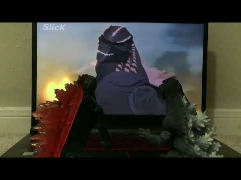 Gojis react to Supercharged Evolved Godzilla vs Thermonuclear Godzilla | Monsterverse | Animation