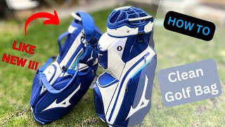 How to Clean your Golf Bag in 5 mins