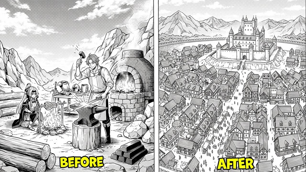 AFTER BEING EXILED, BLACKSMITHING TO TURN AN ABANDONED VILLAGE INTO A PROSPEROUS EMPIRE| MANGA RECAP