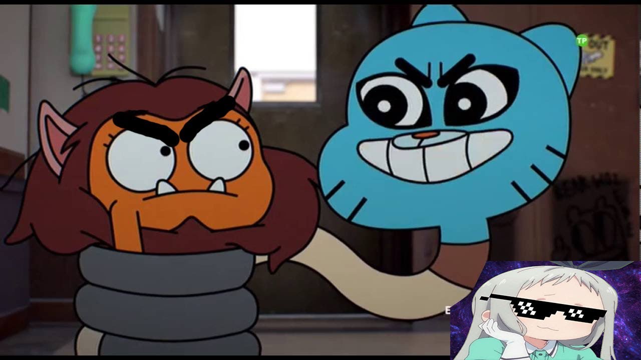 YTPH - gumball y darwin aprende a asustar a la gente.