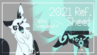 Butterfly 2021 Ref. Sheet - Digital Speedpaint