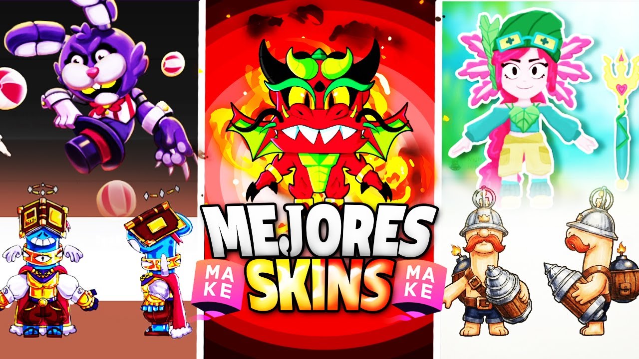 😱🎨 ¡¡SON BRUTALES!! MEJORES SKINS DEL SUPERCELL MAKE ‼️ - YouTube