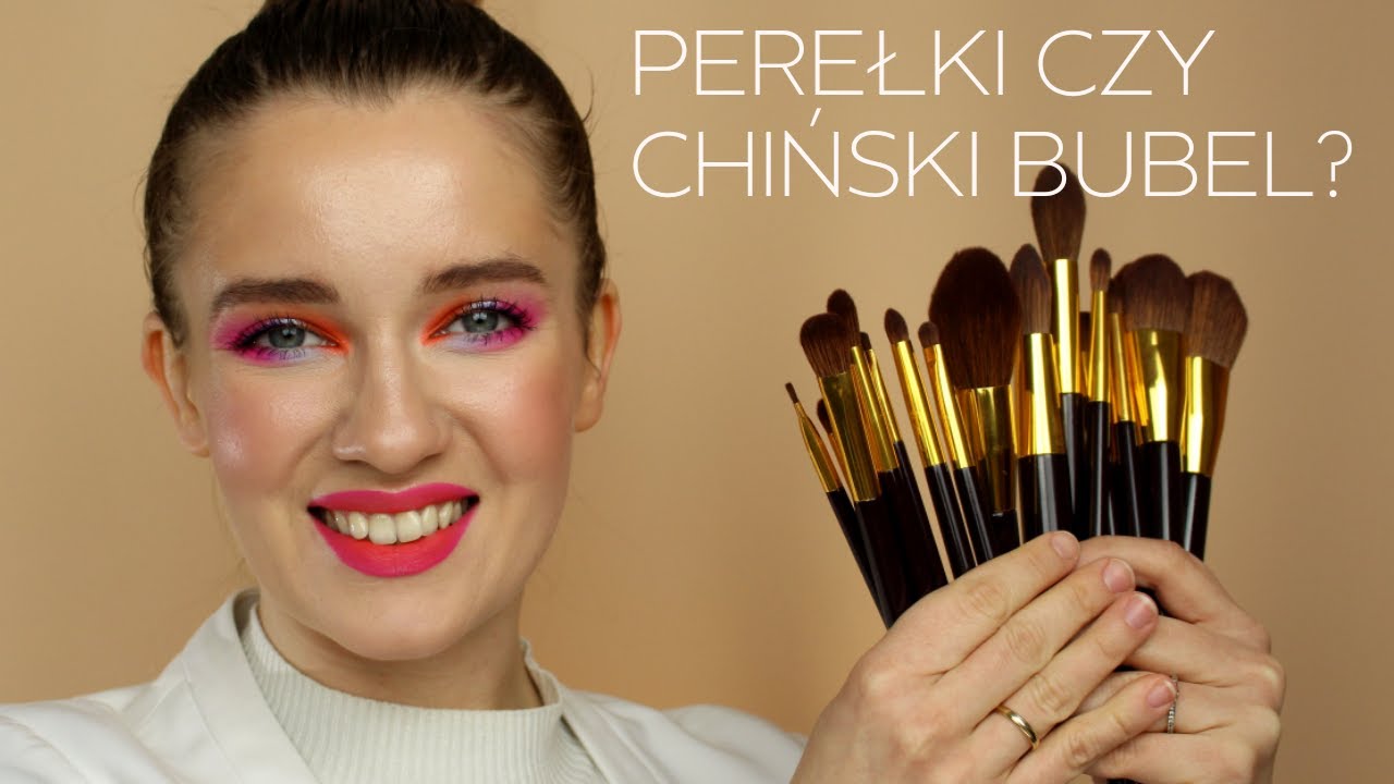 SYNTETYCZNA WIEWIÓRKA?! Test pędzli MANY BRUSHES