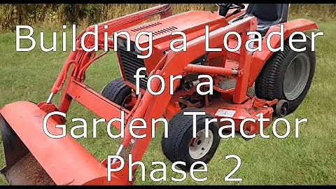 Building a Loader for a Garden Tractor - Phase 2: Final Axle Modifications