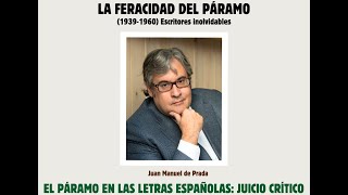 El páramo en las letras españolas: juicio crítico, con Juan Manuel de Prada