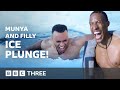 Yung Filly and Munya Ice Plunge Challenge! l Munya and Filly Get Chilly l BBC Three