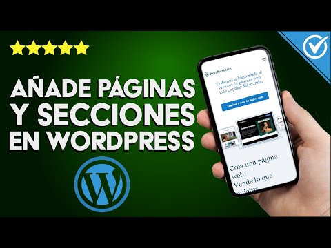 Cómo añadir páginas y secciones dentro de WORDPRESS de manera sencilla