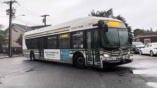 Suffolk County Transit #7060 XDE35 on Route 4 at Amityville LIRR