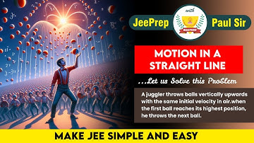 A Juggler throws a balls vertically upwards with the same initial velocity.. | JEE | NEET | MHT CET