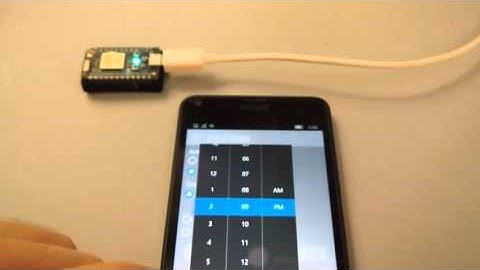 Hackster.io - Light Droid - Schedule Demo