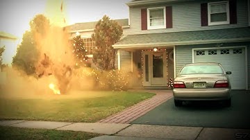 Action Essentials Test Explosion w/ Color Grading, Optical Flares, and Wiggler