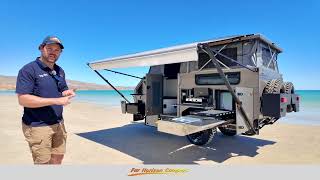 Introducing the Tuff Track Escape Duo  Hybrid Camper