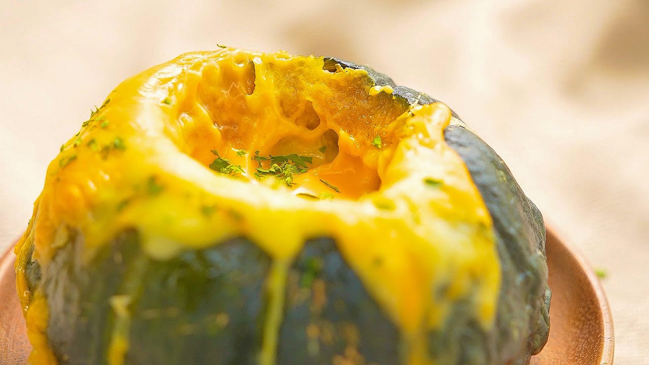 미니 밤호박 에그슬럿 🎃 korea sweet pumpkin recipe YouTube