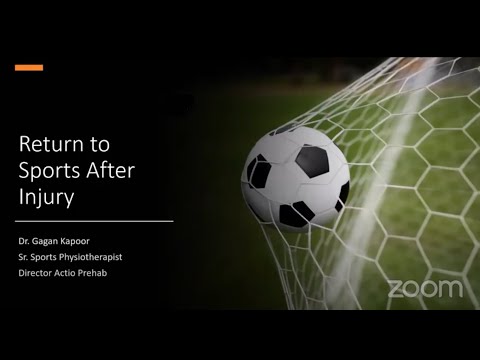 Return to sports after injury by Dr. Gagan Kapoor