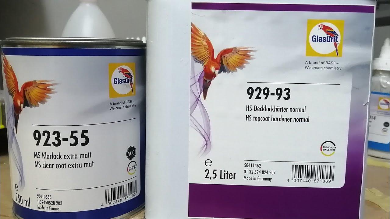 Application Of Glasurit Matt Clearcoat 923 55 With 929 93 Hardener application-of-glasurit-matt-clearcoat-923-55-with-929-93-hardener