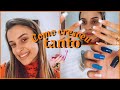 ✨como faço minhas unhas✨~como cresceu tanto,truques,dicas,cuidados…