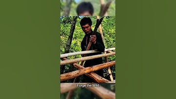 How I Built a Treehouse in the Jungle With Just Bamboo!  #survival