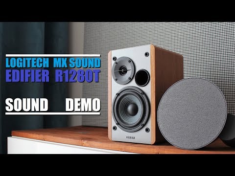 Logitech MX Sound vs Edifier R1280T  ||  Sound Demo w/ Bass Test