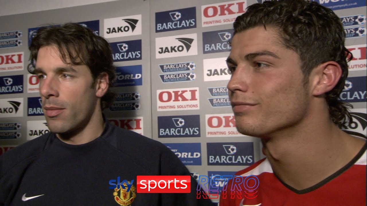 Out of this world - Ruud van Nistelrooy reacts to Cristiano Ronaldo's goal  against Portsmouth 