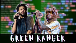 Lil Wayne \& J cole - Green Ranger | Rhymes Highlighted