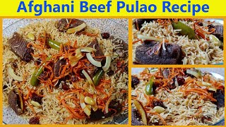 Kabuli Pulao Recipe | Afghani Pulao Recipe | How To Make Afghani Pulao | Eid Special Recipe