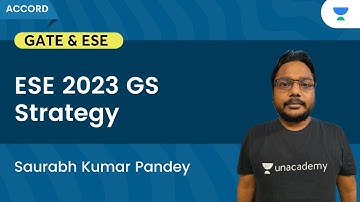 ESE 2023 GS Strategy | Saurabh Kumar Pandey