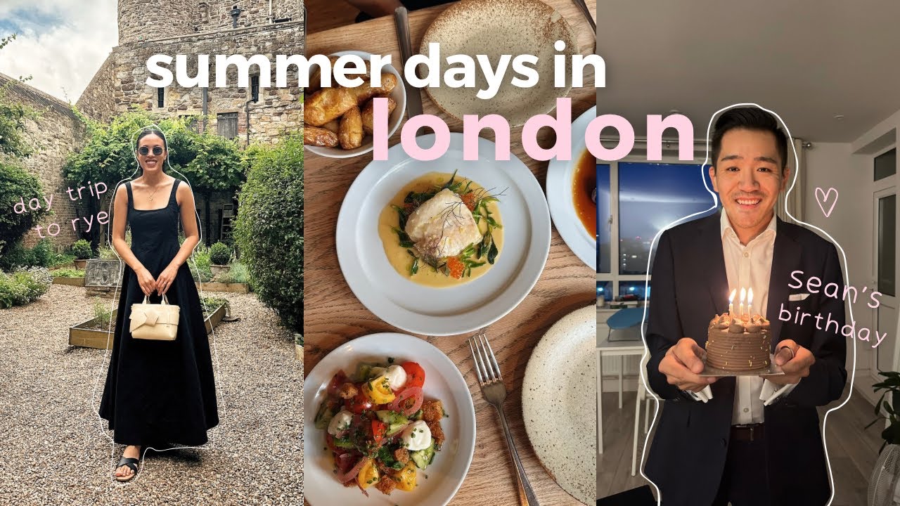 🎈🎂Sean’s birthday, day trip to Rye, a new sport and a summer picnic! 🧺🤍